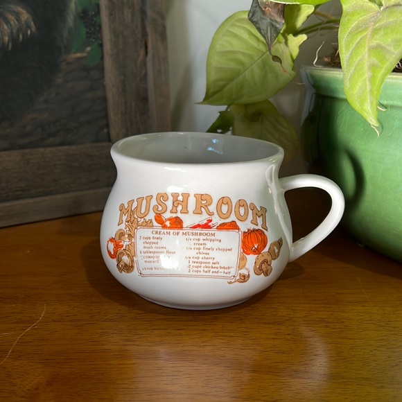 Dining Vintage Soup Mug With Handle And Recipe On Front Poshmark